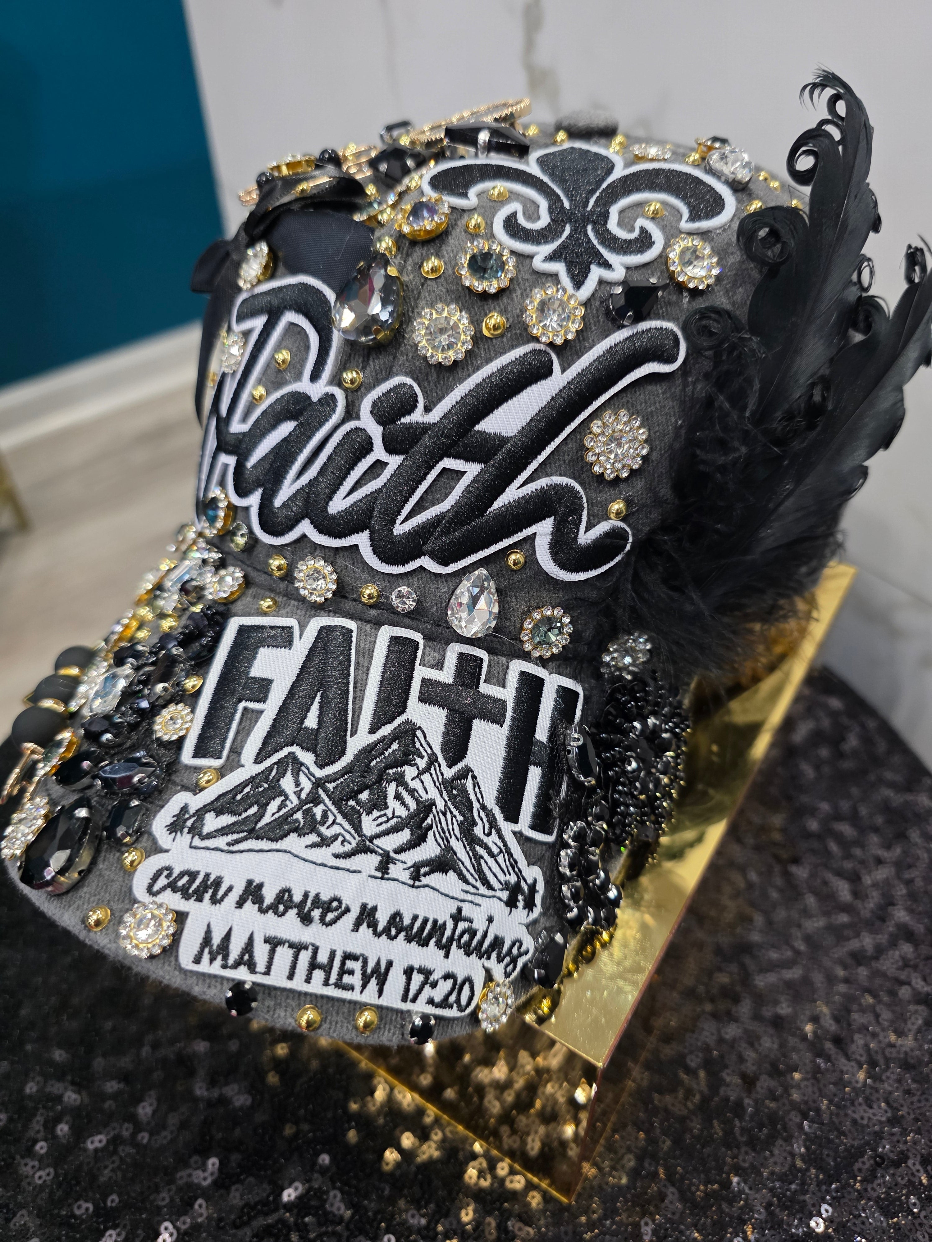 FAITH Dark Gray Denim JUNKIE CAP