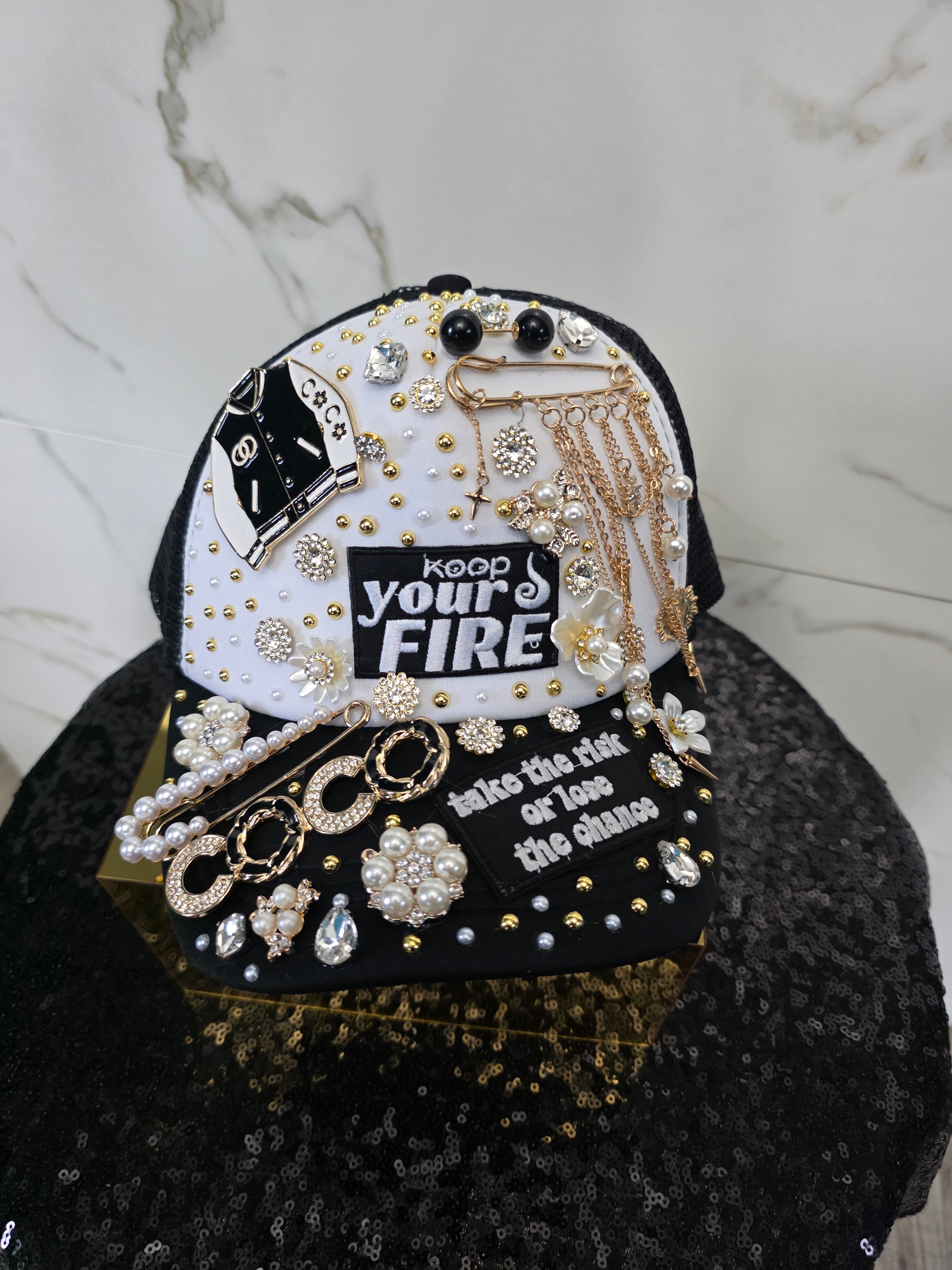 "Keep Your Fire Custom Cap"