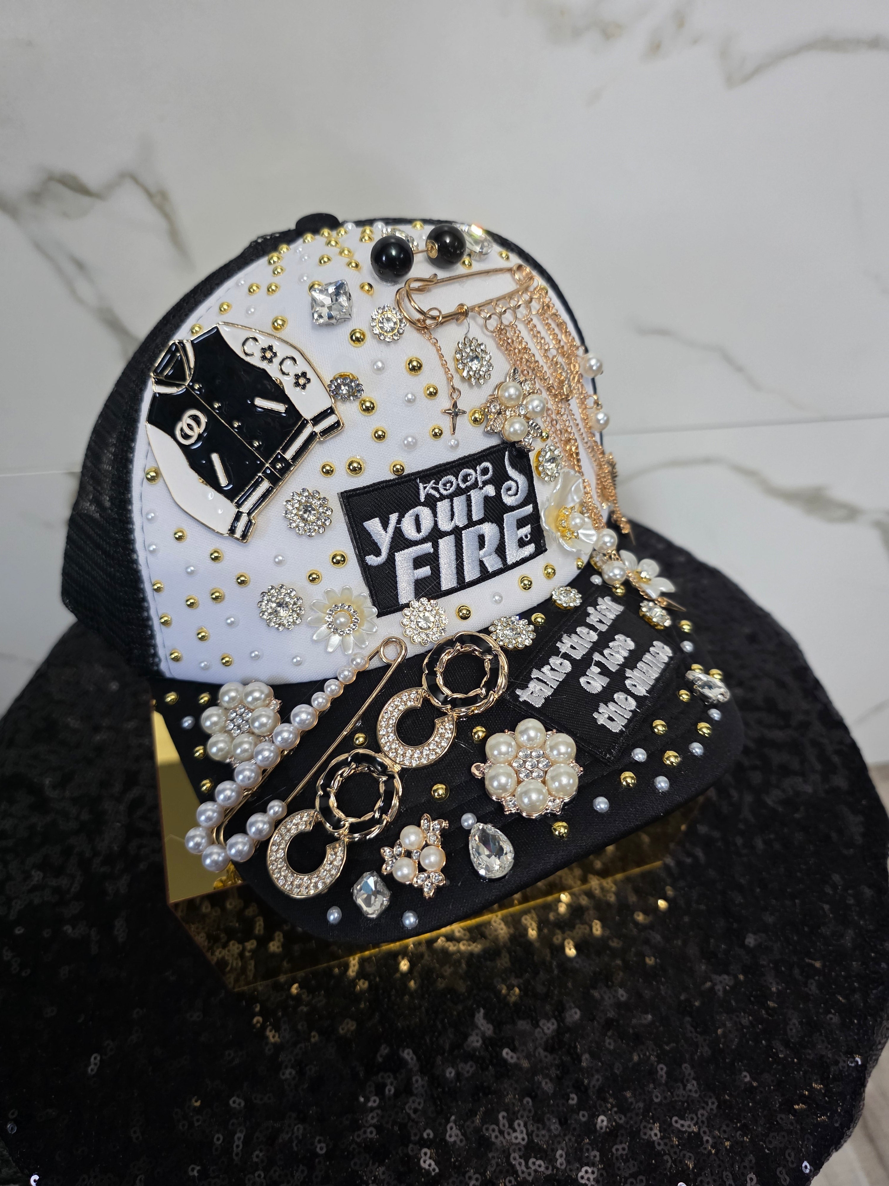 "Keep Your Fire Custom Cap"