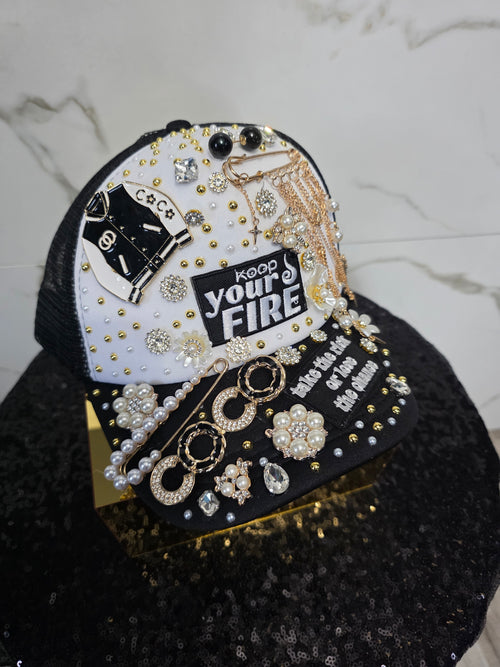 "Keep Your Fire Custom Cap"