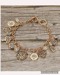 Tree Of Life Charm Gold Bracelet
