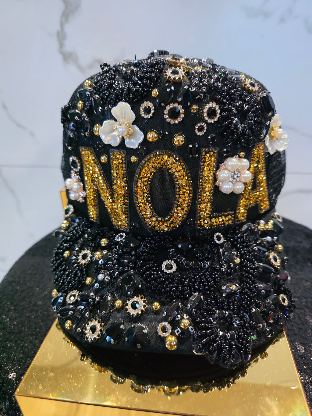 N.O.L.A. Junkie Custom Cap💛🖤