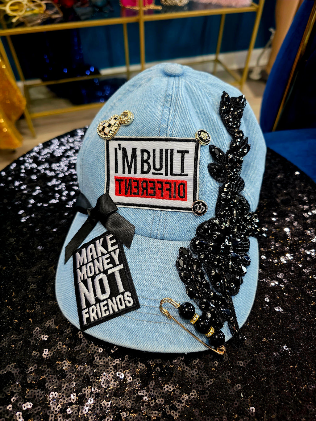 I'm Built Different Patch Custom  Cap