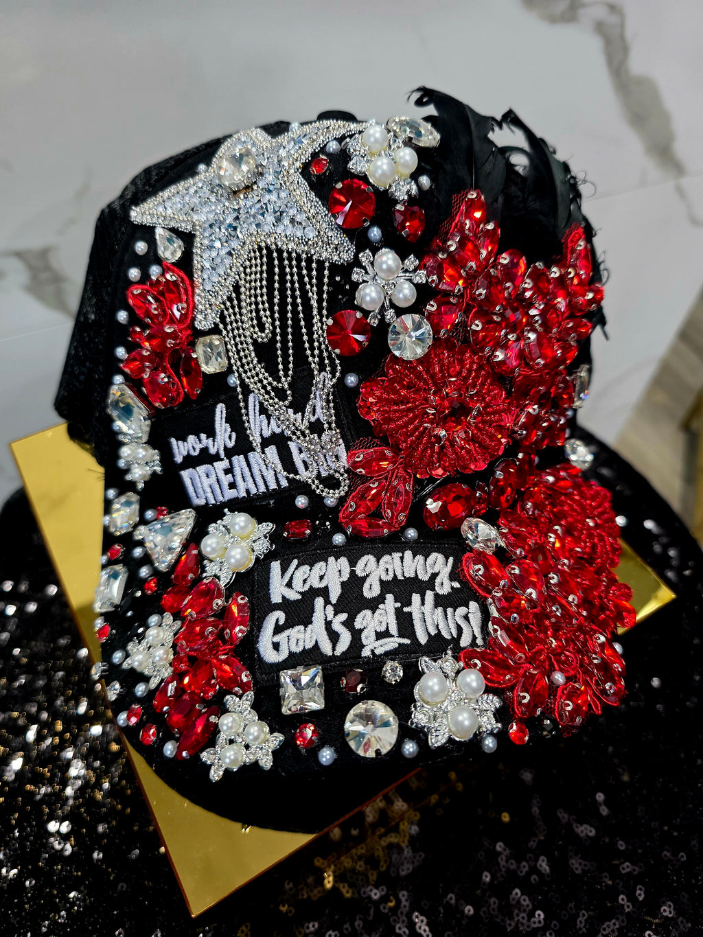 Keep Going!! God Got It JUNKIE Custom Cap