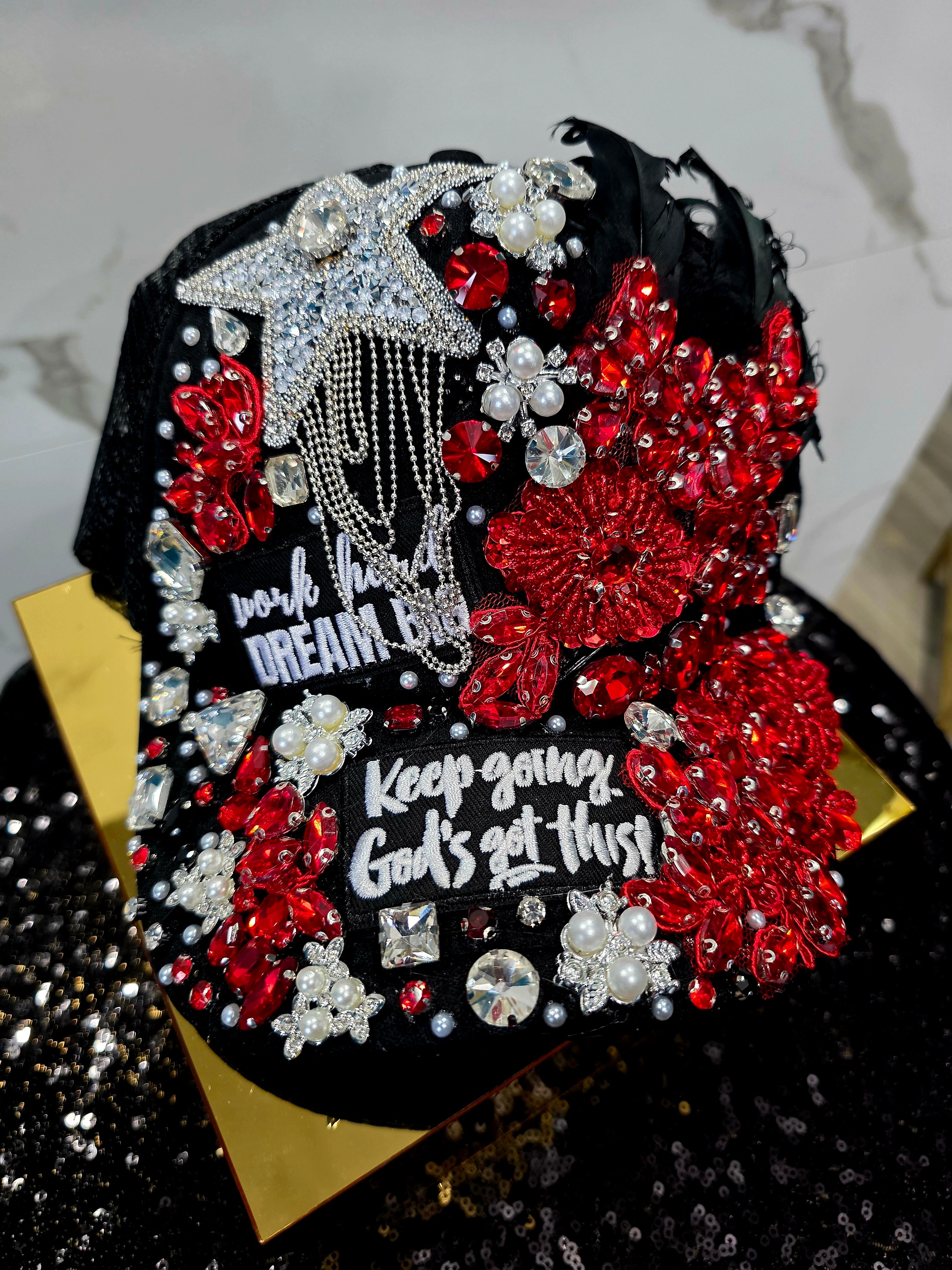 Keep Going!! God Got It JUNKIE Custom Cap