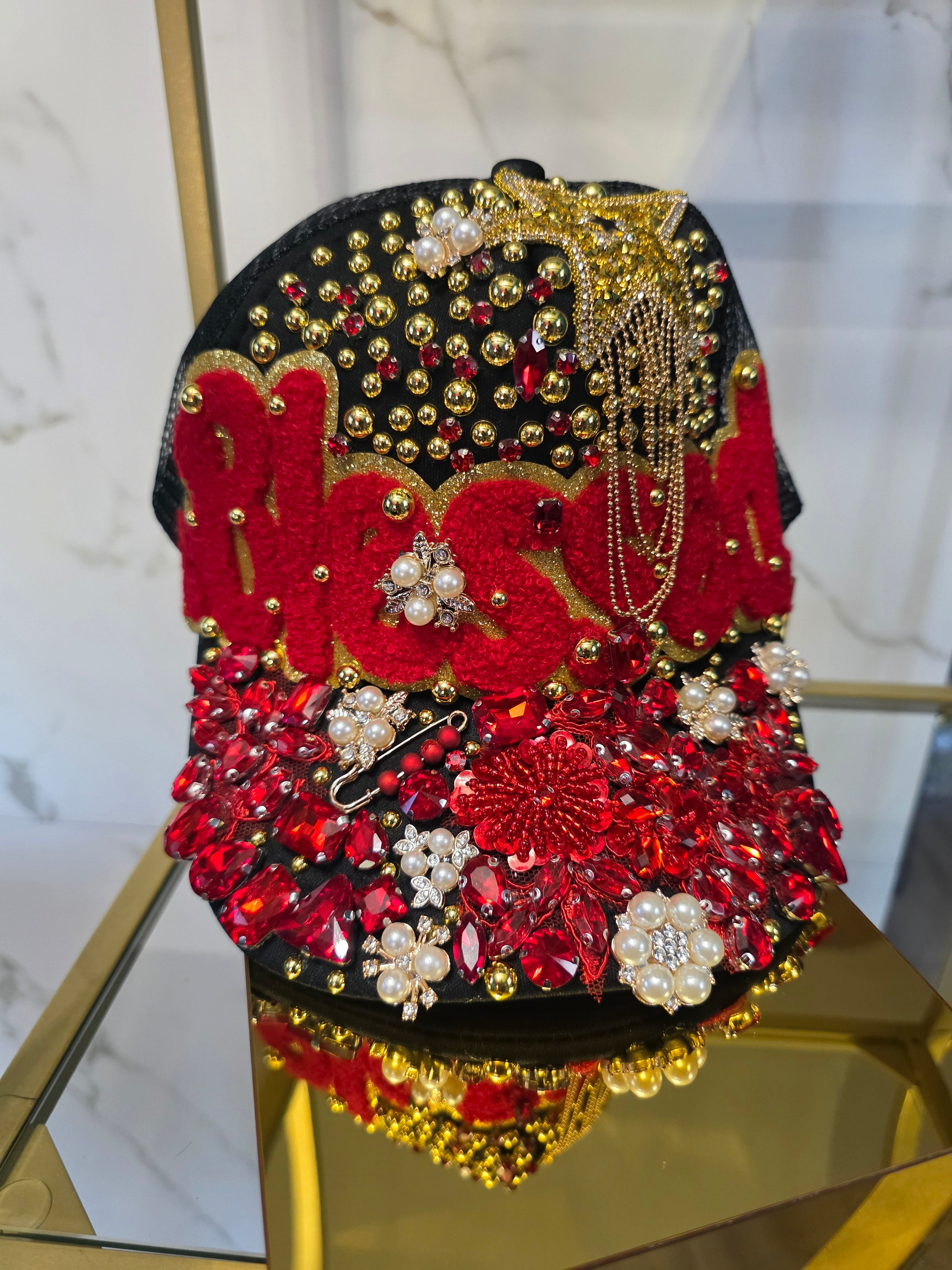 "BLESSED" Bling Junkie Custom Cap