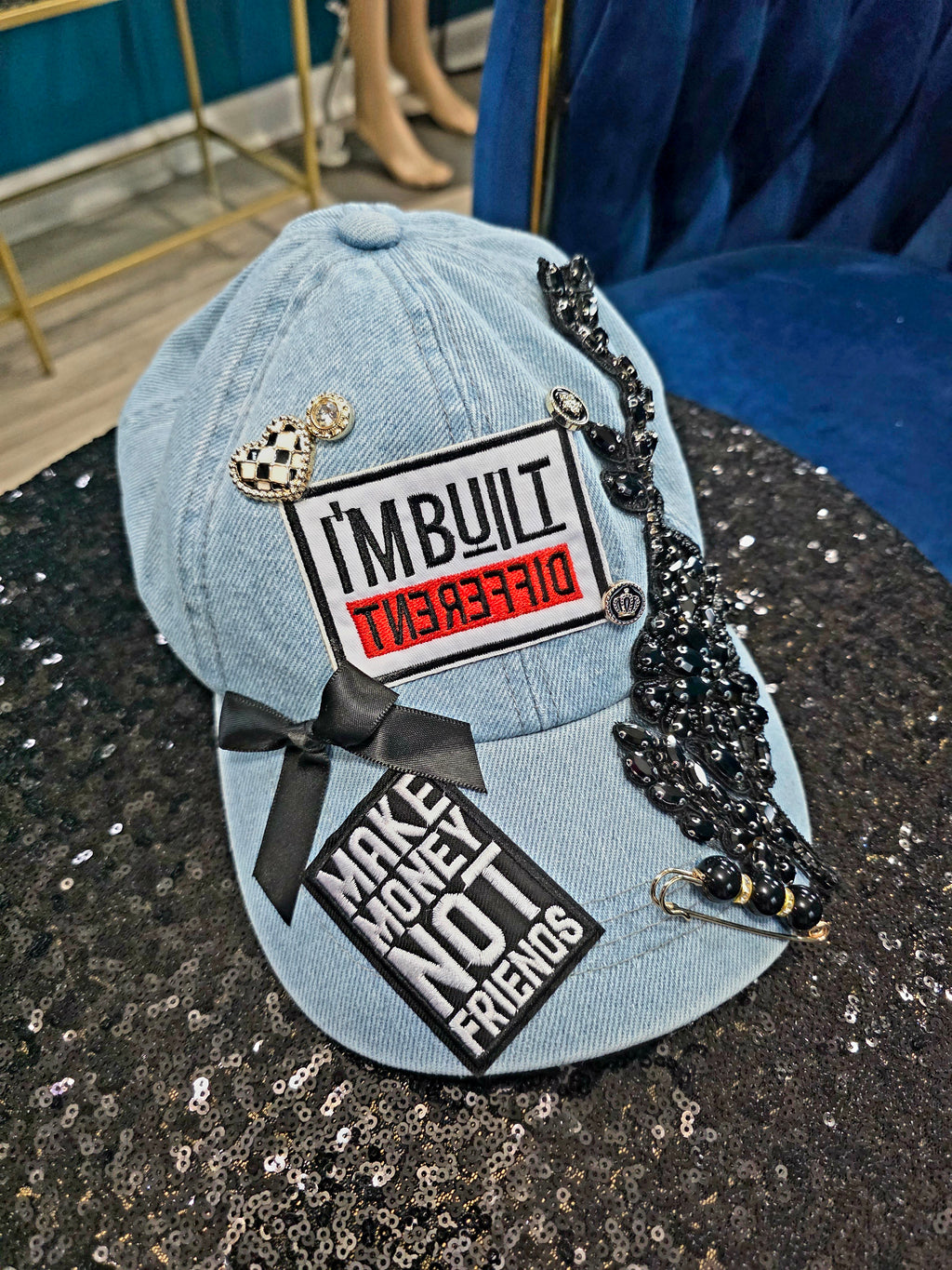 I'm Built Different Patch Custom  Cap