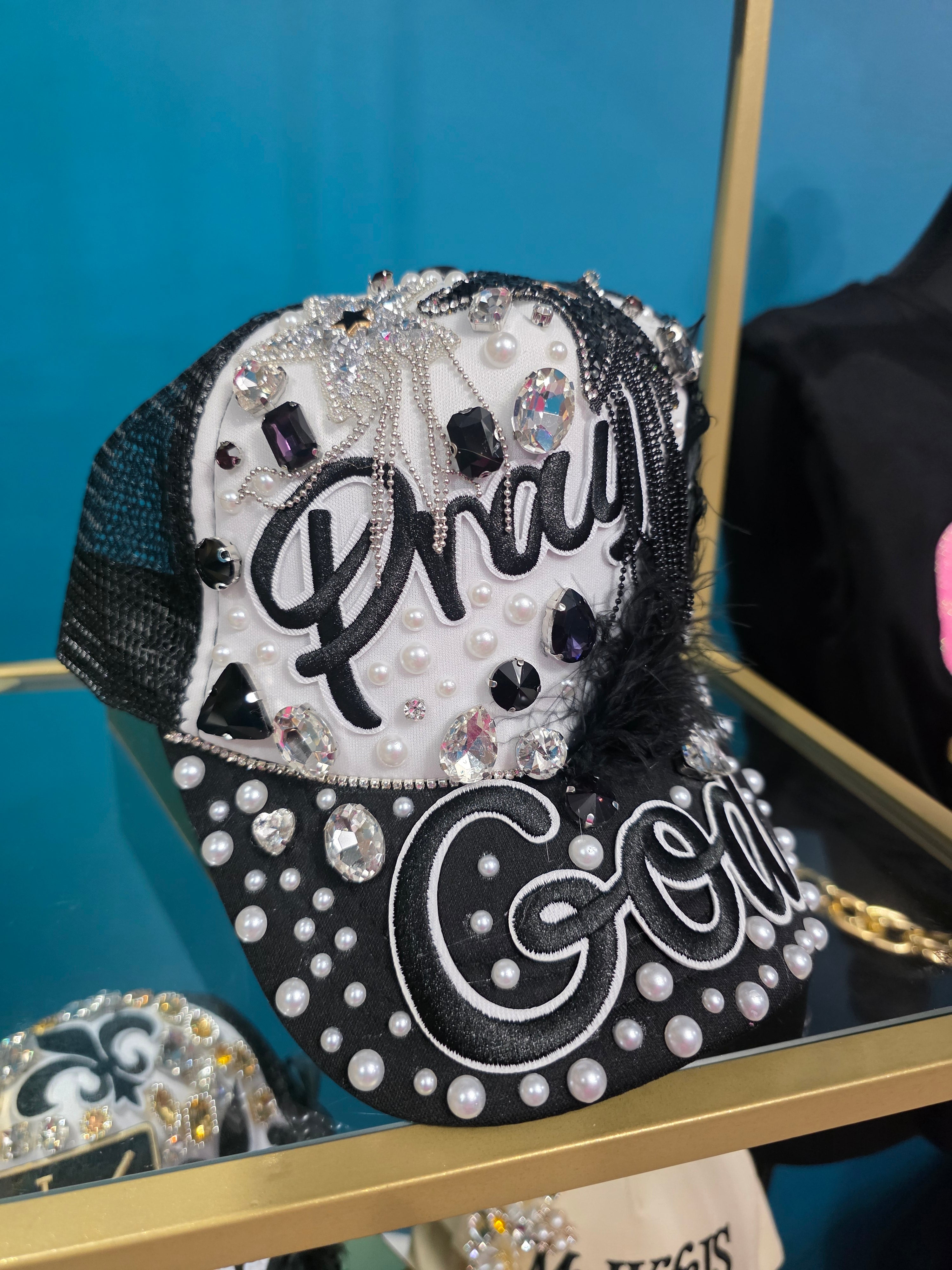 Pray🙏 GOD🕳Bling Custom Cap