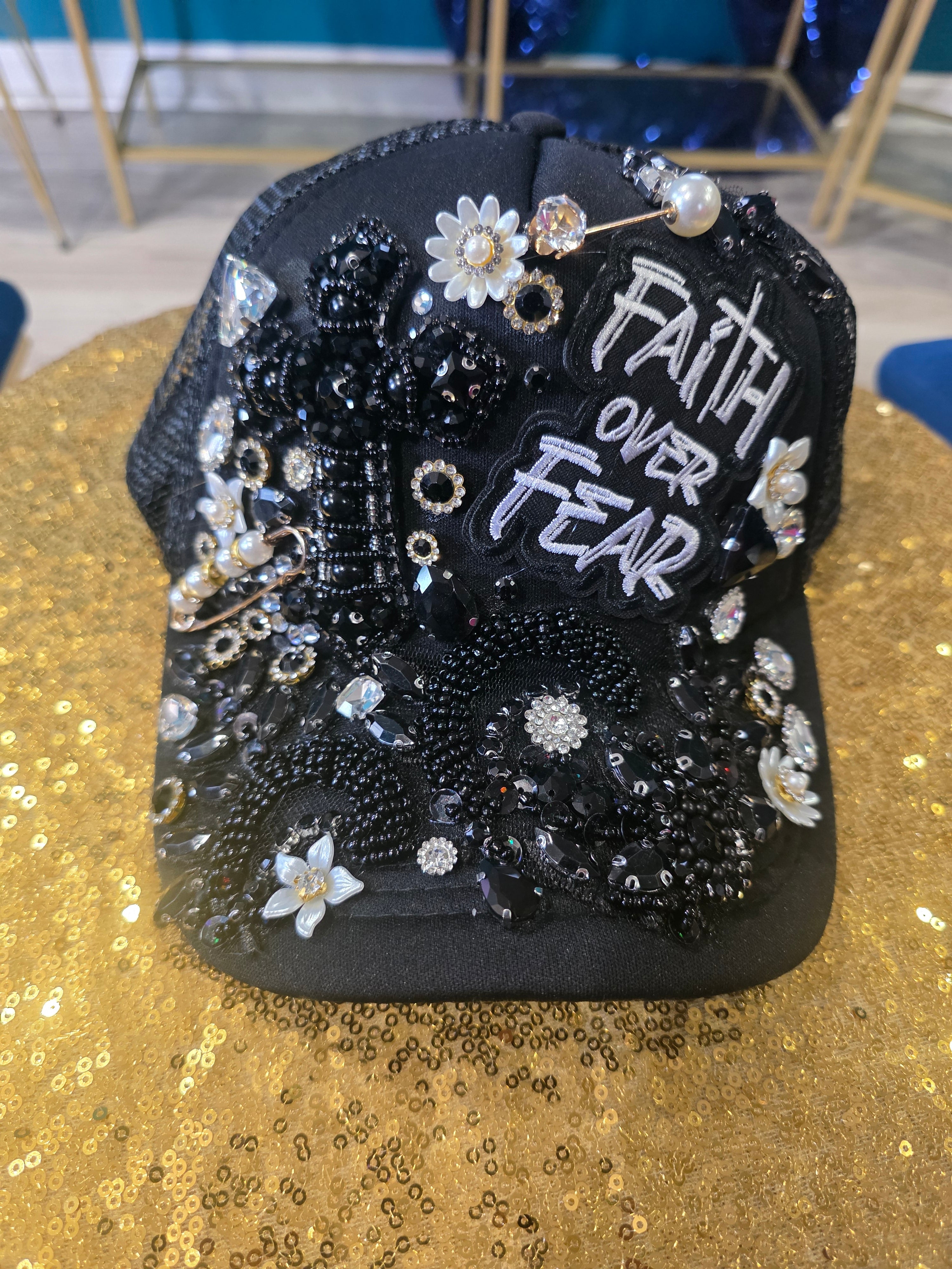 "Faith Over Fear" Custom Cap
