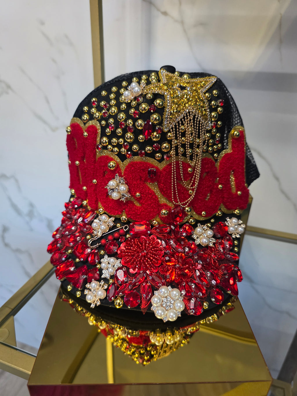 "BLESSED" Bling Junkie Custom Cap