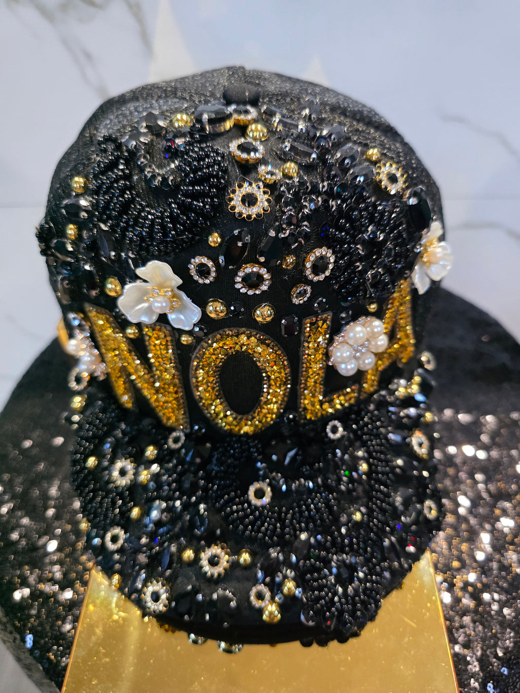 N.O.L.A. Junkie Custom Cap💛🖤