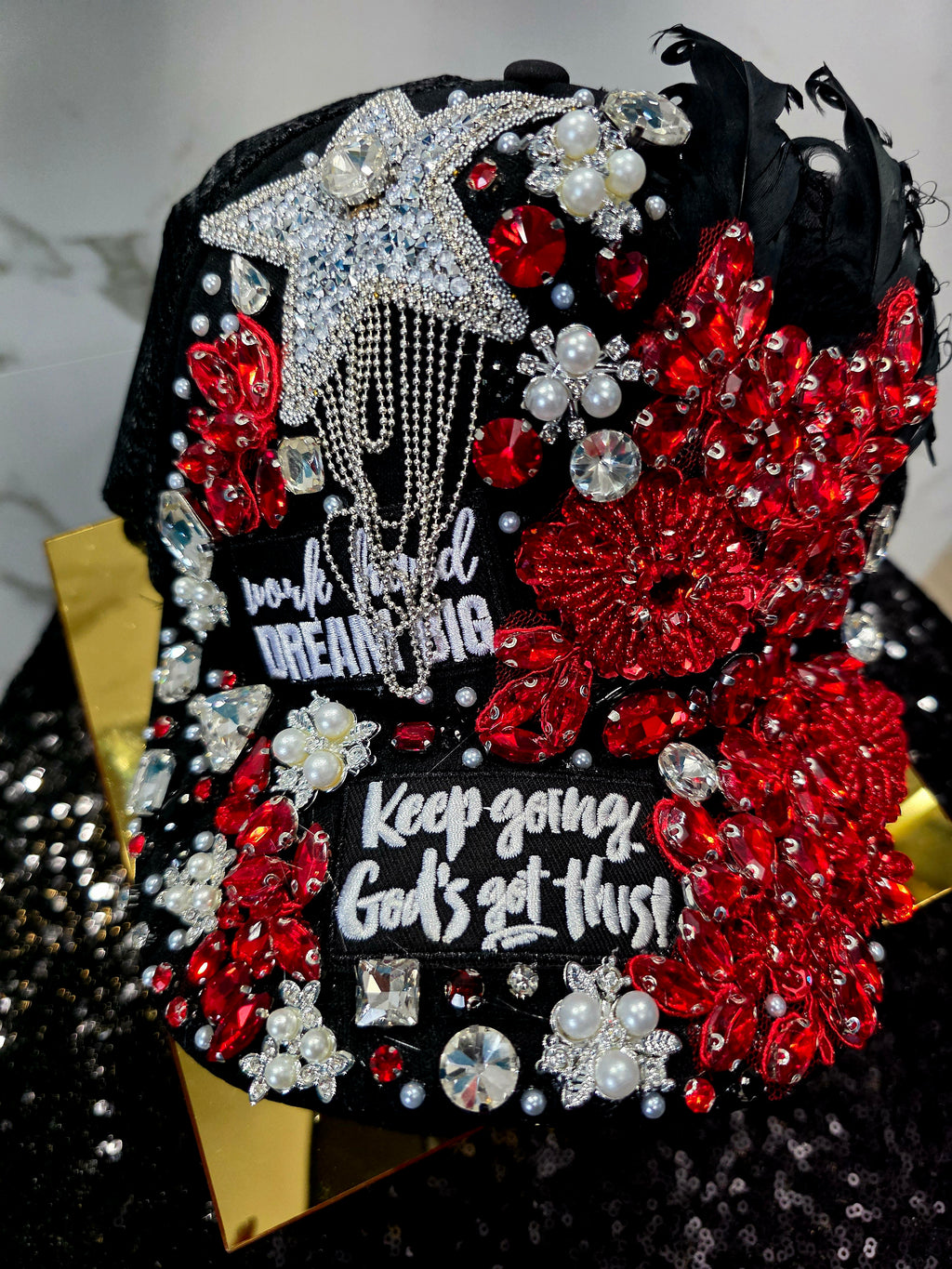 Keep Going!! God Got It JUNKIE Custom Cap