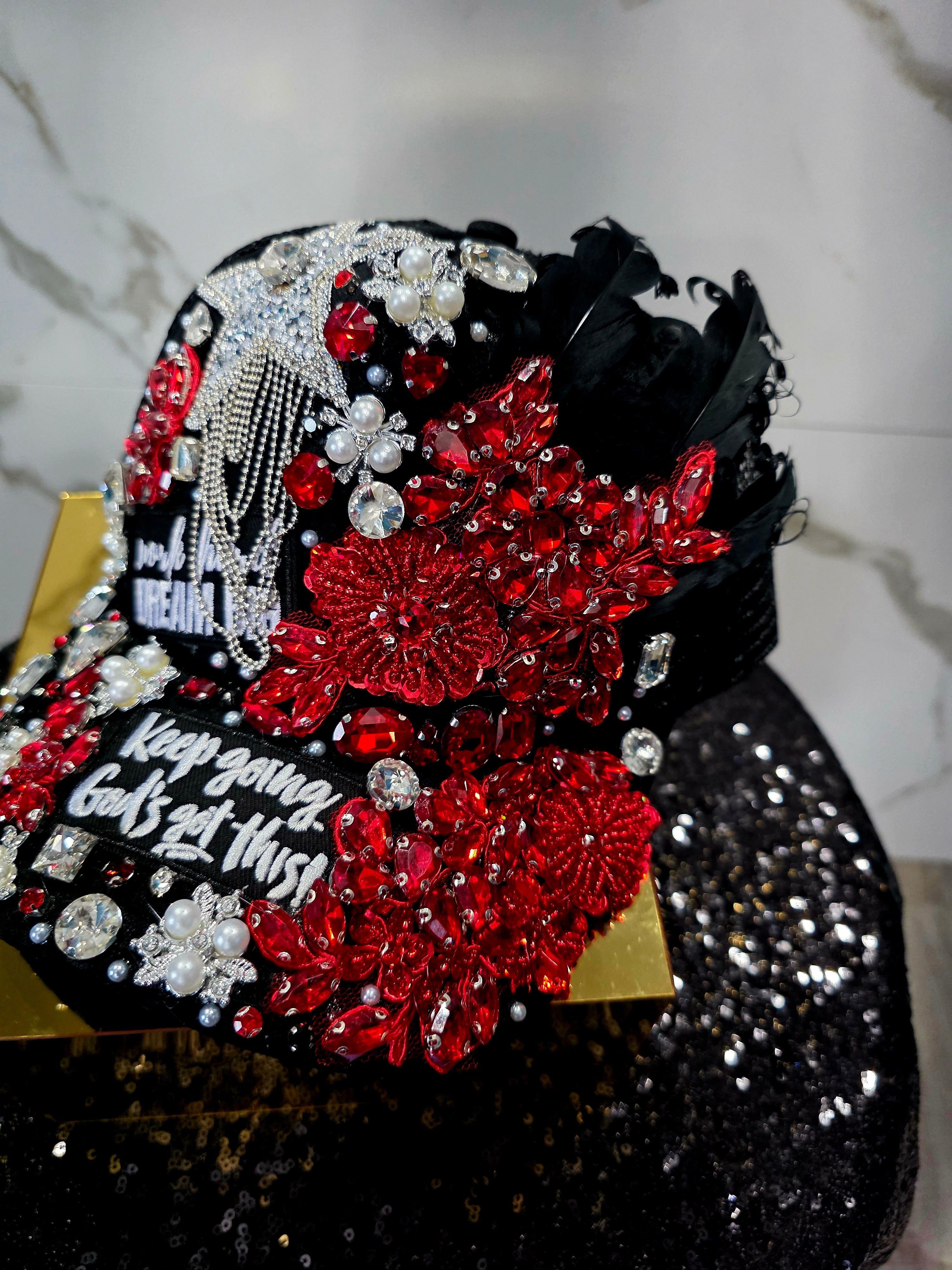 Keep Going!! God Got It JUNKIE Custom Cap