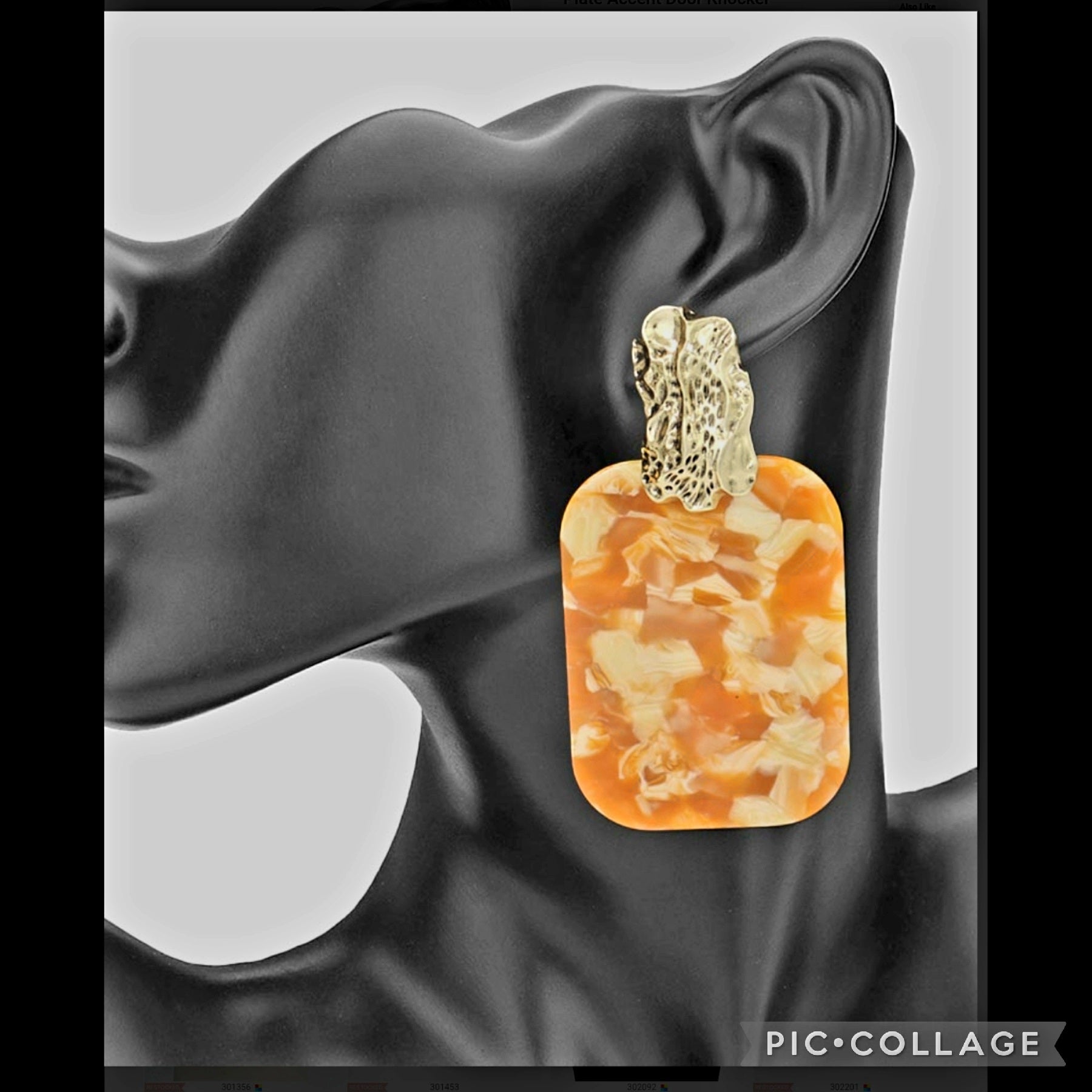 Shades of Peach Earrings