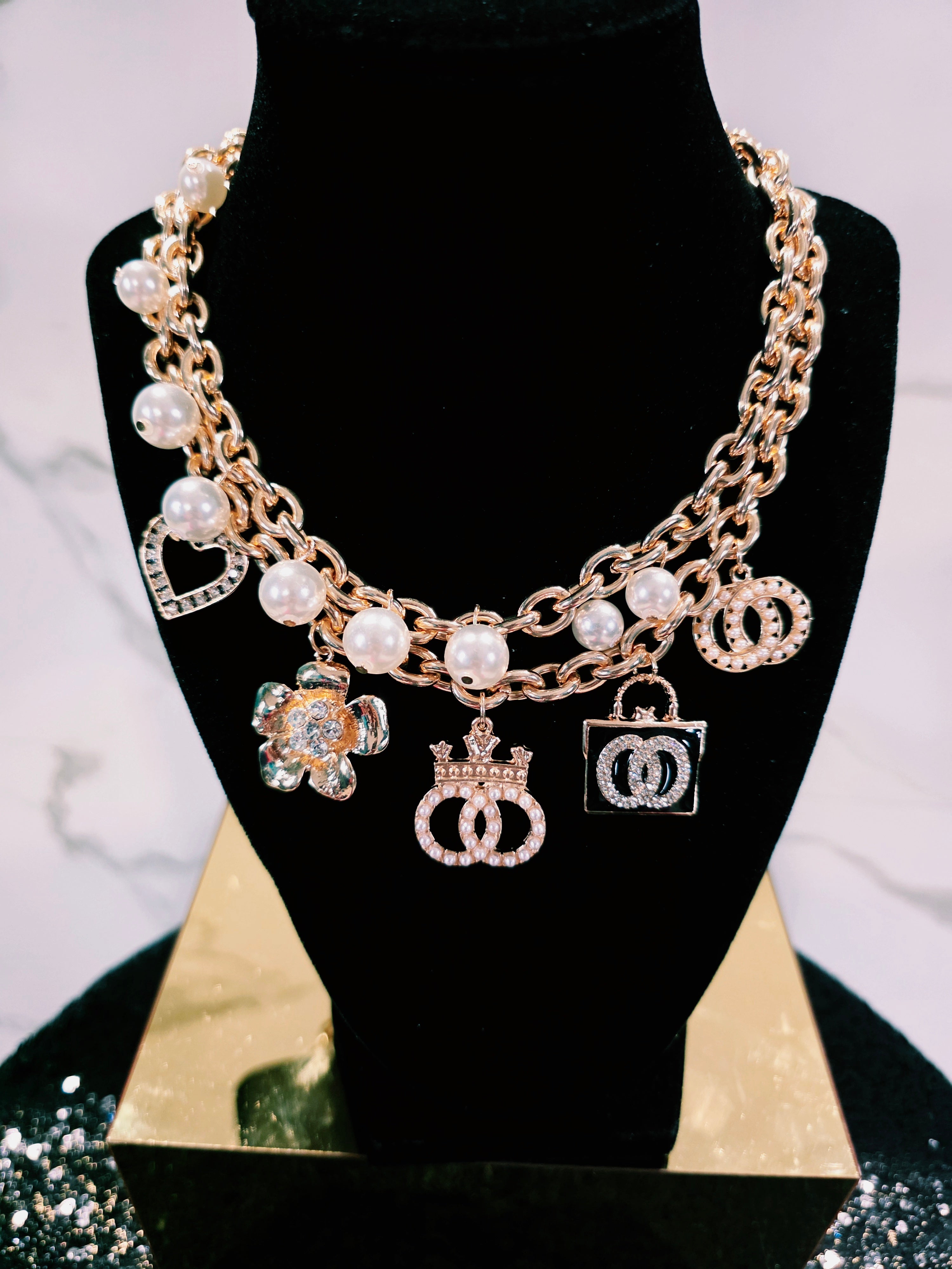 Double Charm Necklace
