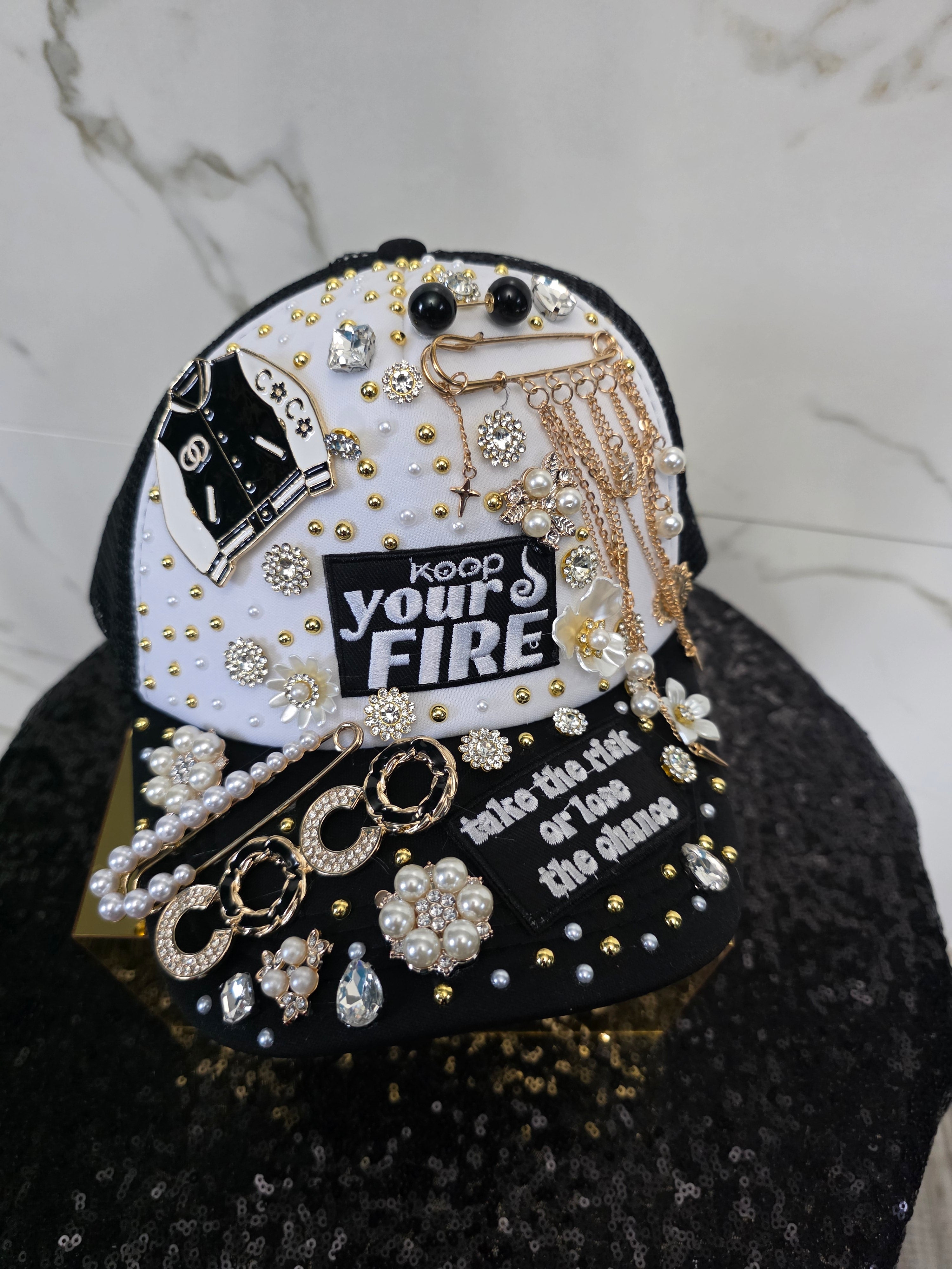 "Keep Your Fire Custom Cap"