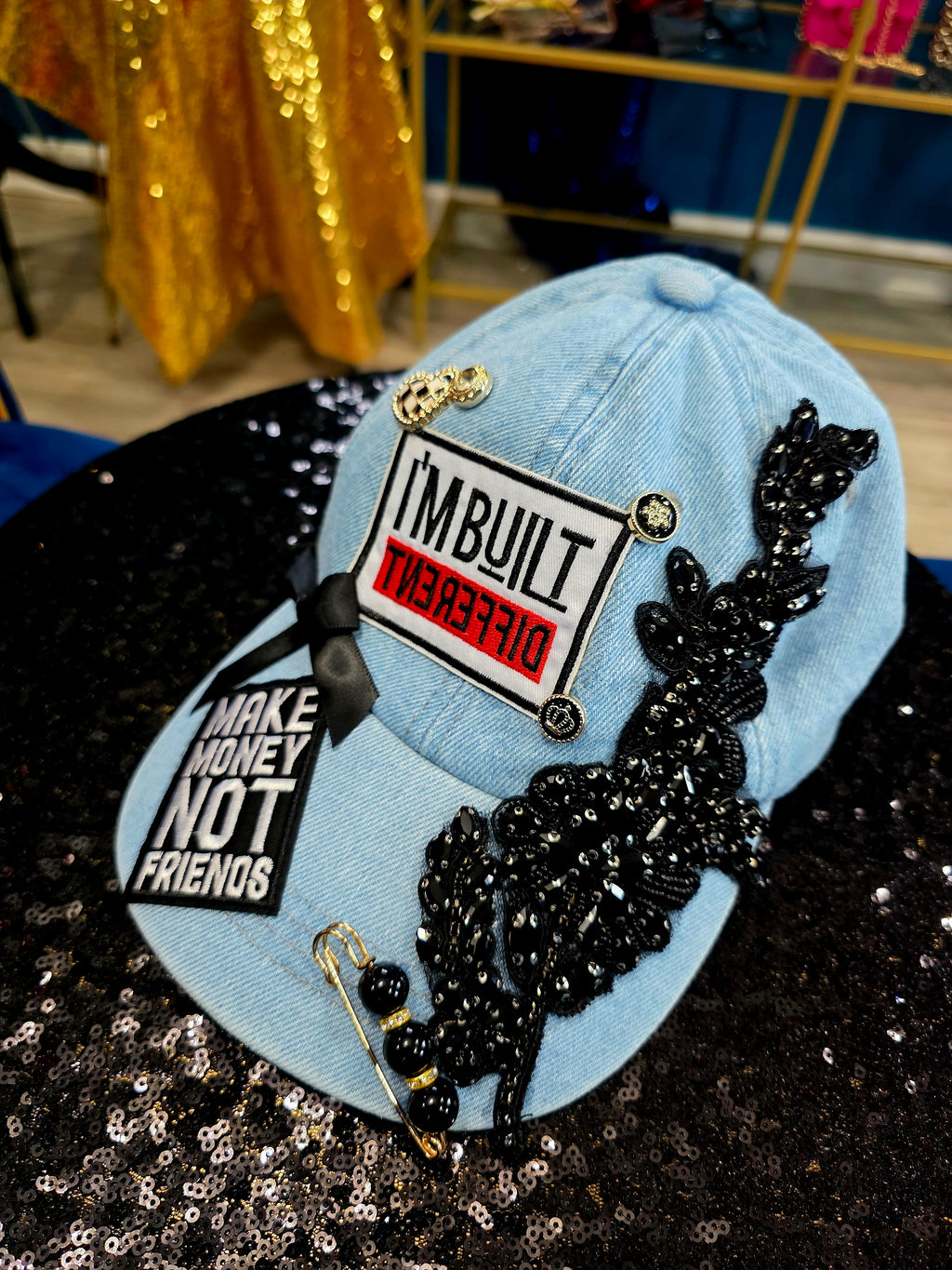I'm Built Different Patch Custom  Cap