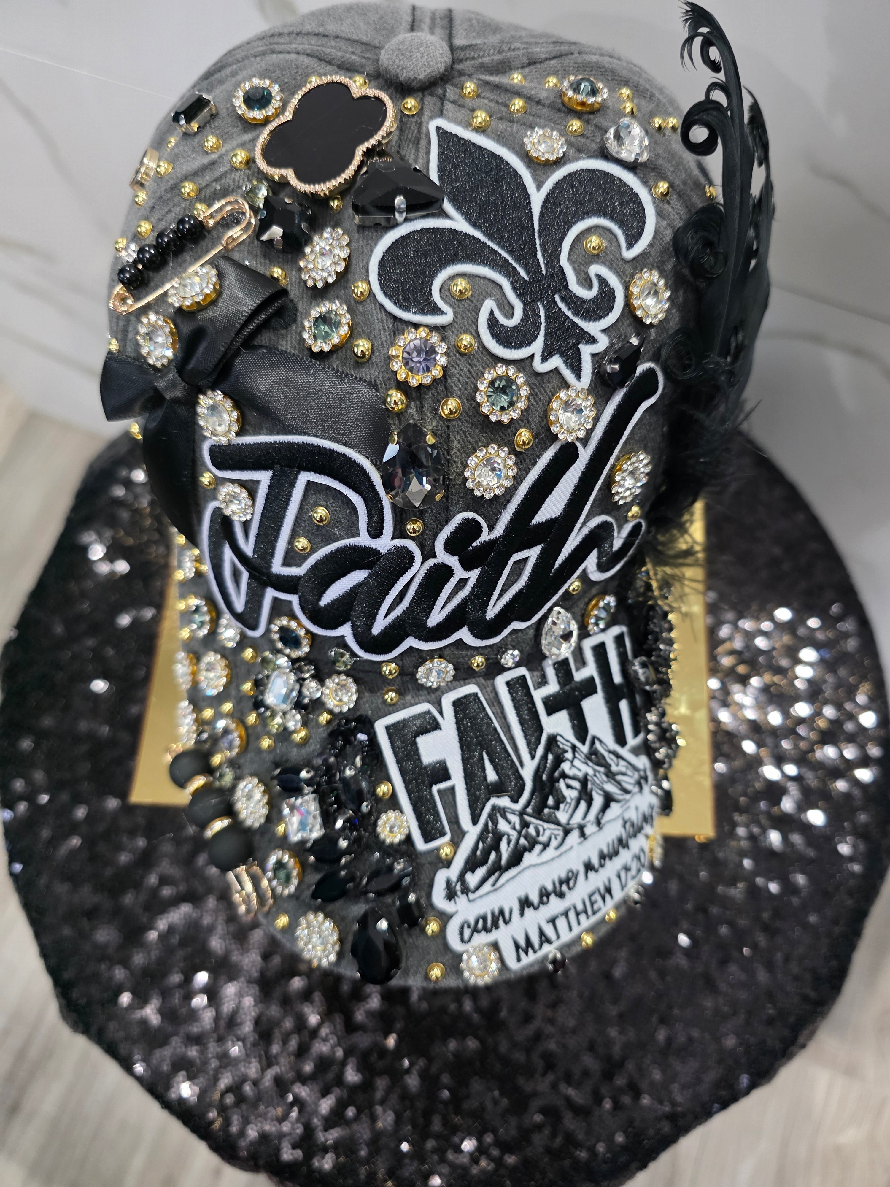 FAITH Dark Gray Denim JUNKIE CAP