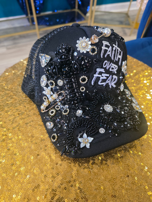 "Faith Over Fear" Custom Cap