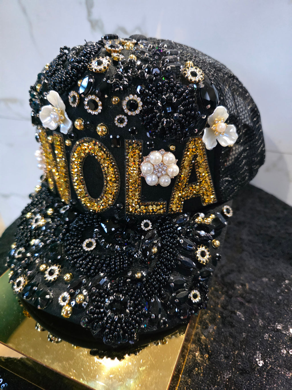 N.O.L.A. Junkie Custom Cap💛🖤