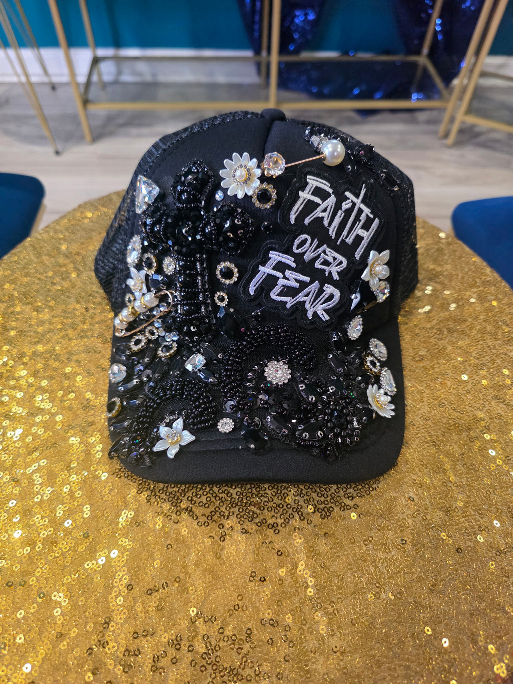 "Faith Over Fear" Custom Cap
