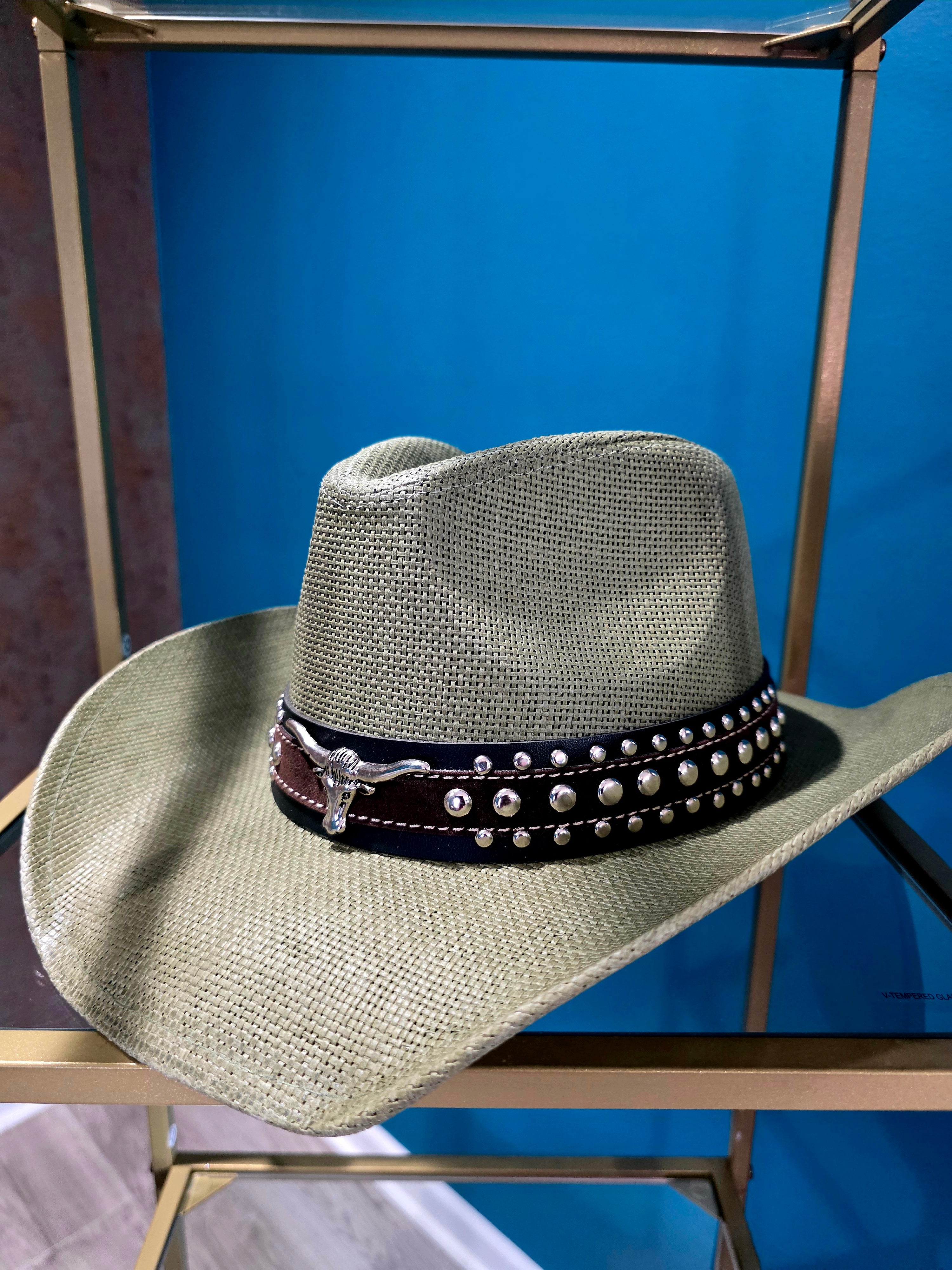 Army Green Cowgirl Hat
